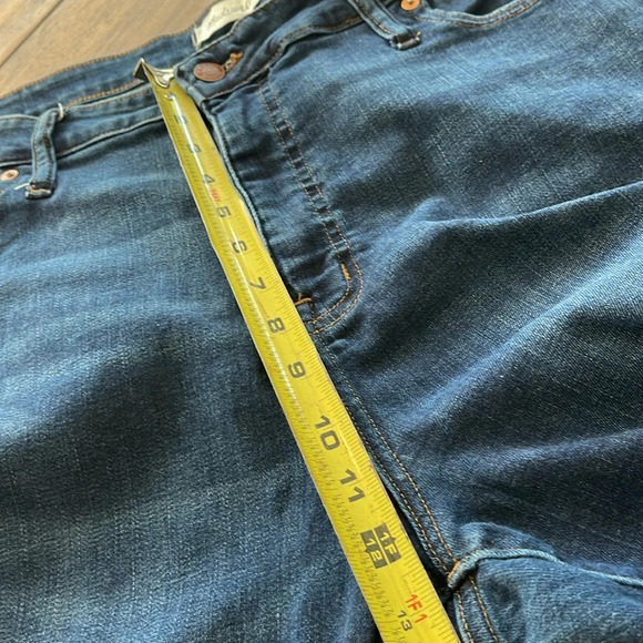 Madewell 10" High-Rise Skinny Jeans blue denim size 35 - Picture 11 of 16